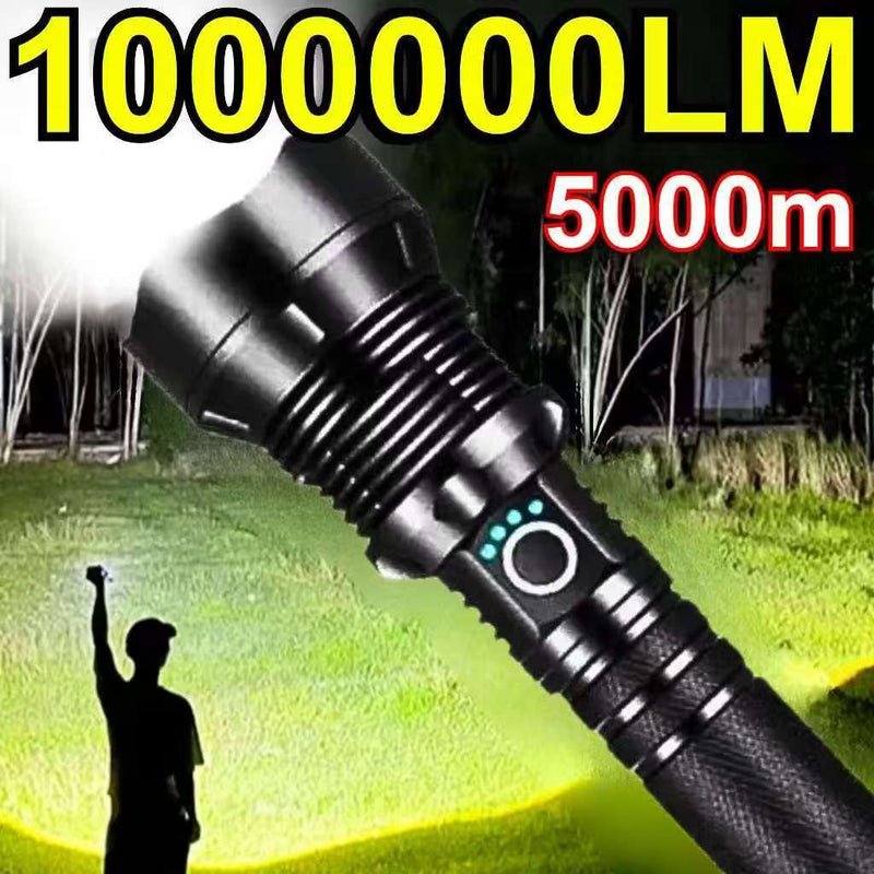 🔦 Lanterna Tática T9 Super Potente – Iluminação Remota de Alta Performance