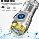 Mini Lanterna portátil de 100.000 lúmens à prova d'água